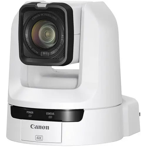 Canon CR-N100 4K NDI PTZ Camera with 20x Zoom (Titanium White) - AVC photo video store