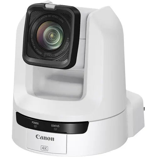 Canon CR-N100 4K NDI PTZ Camera with 20x Zoom (Titanium White) - AVC photo video store