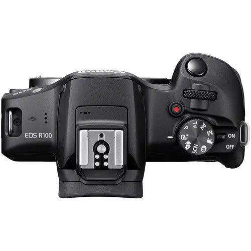 Canon EOS R100 II, RF-S 18-45mm f/4.5-6.3 IS STM + RF 75-300mm f/4-5.6 Lens Premium Kit