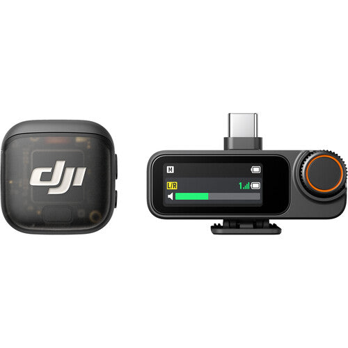 DJI MIC 3 Compact Wireless Microphone System/Recorder for Camera & Smartphone (1TX + 1RX)
