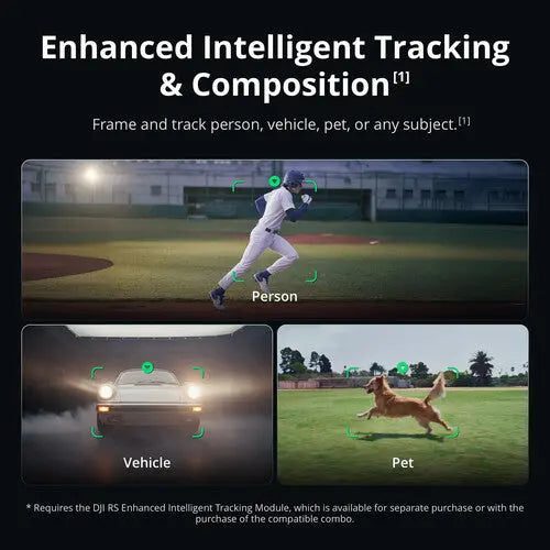 DJI RS5 Combo Gimbal Kit with AI Tracking Module & Briefcase Handle - AVC photo video store