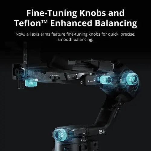 DJI RS5 Combo Gimbal Kit with AI Tracking Module & Briefcase Handle - AVC photo video store
