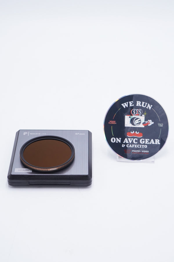 PolarPro QuartzLine 67mm ND16/PL Filter (4-Stop Neutral Density + Polarizer), Used