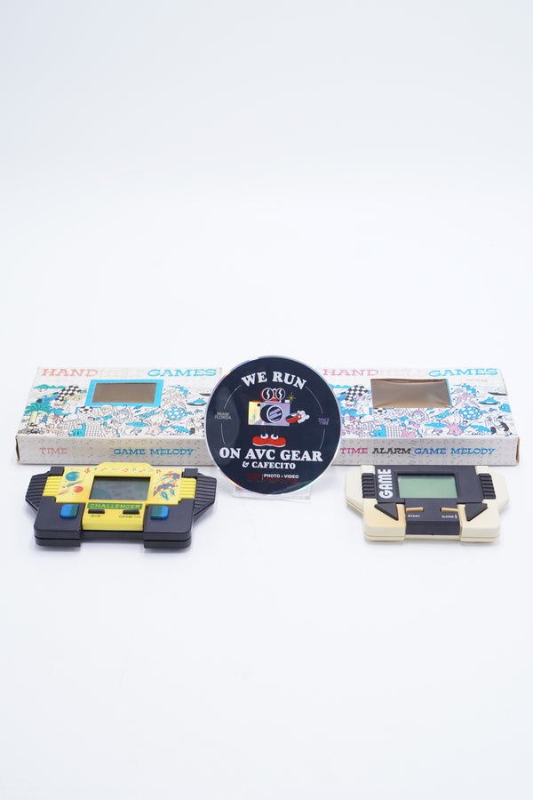 HANDHELDGAMES Challenger and Soccer Bundle, Used (FOR PARTS)