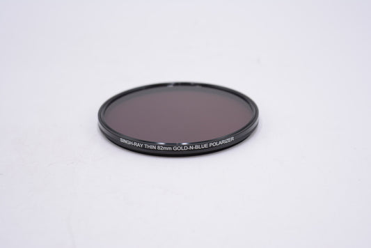 Singh-Ray Thin 82mm Gold-N-Blue Polarizer Filter, Used