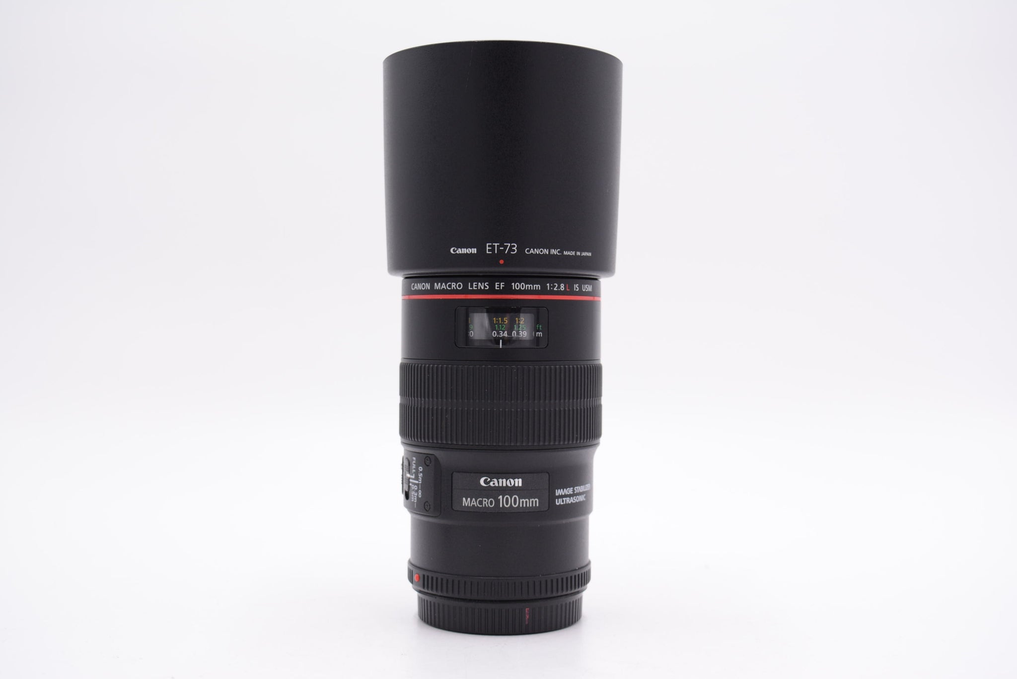 Canon EF100LIS/2.8/00418 EF 100mm f/2.8 L Macro IS USM Lens, Used