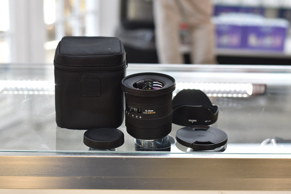 Sigma 1020F35-C-63977 10-20mm f/3.5 EX DC HSM APS-C Lens for Canon EF-S Mount, Used