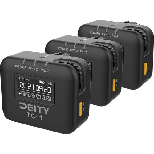 Deity Microphones TC-1 Wireless Timecode Generator Box (Bluetooth, 2.4 GHz, 3-Pack)