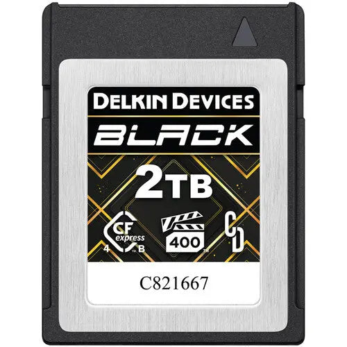 Delkin Devices BLACK CFexpress Type B 4.0 Memory Card - AVC photo video store