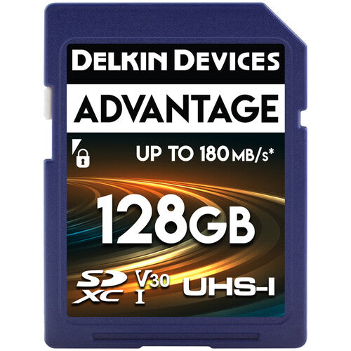 Delkin DSAV3128 128GB ADVANTAGE UHS-I SDXC Memory Card