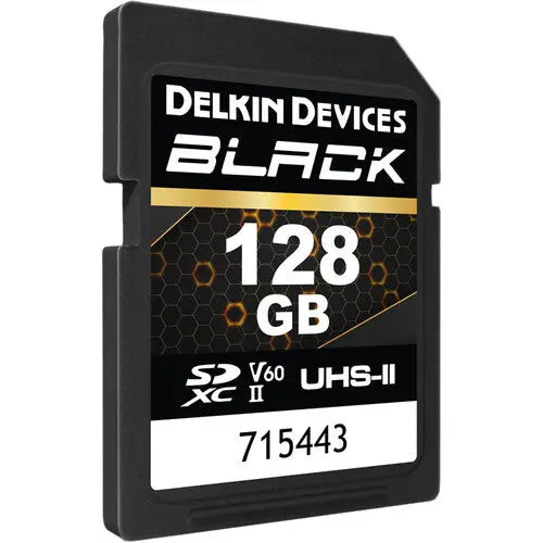 Delkin Devices BLACK UHS-II SDXC Memory Card - AVC photo video store