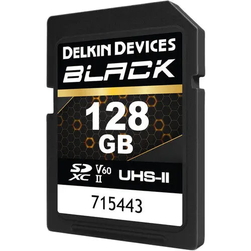 Delkin Devices BLACK UHS-II SDXC Memory Card - AVC photo video store