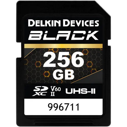 Delkin Devices BLACK UHS-II SDXC Memory Card - AVC photo video store
