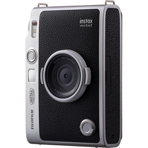 Câmera instantânea híbrida Fujifilm Instax Mini EVO, preta