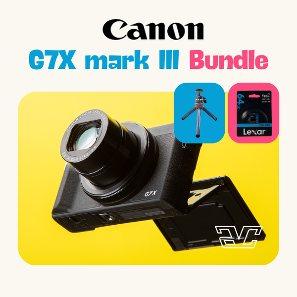 Canon Powershot G7X Mark III Holiday Bundle