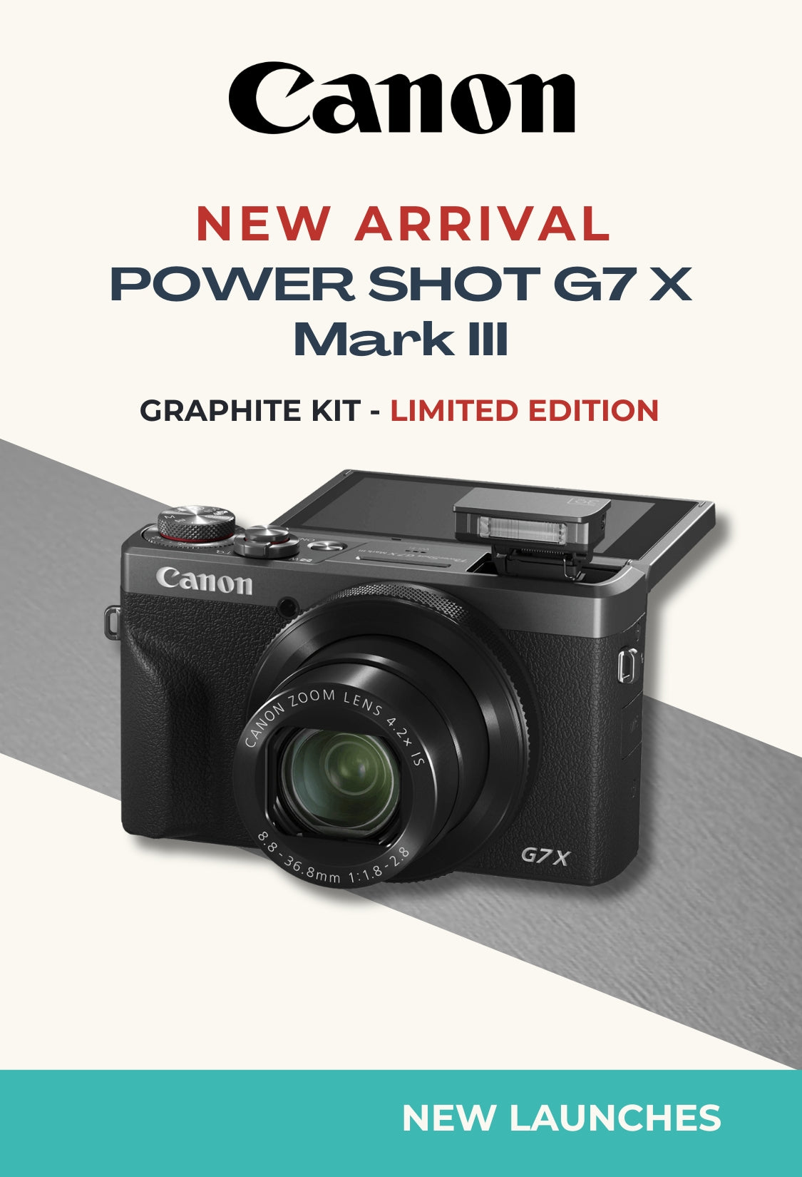 Canon PowerShot G7 X Mark III Digital Camera Kit (30th Anniversary