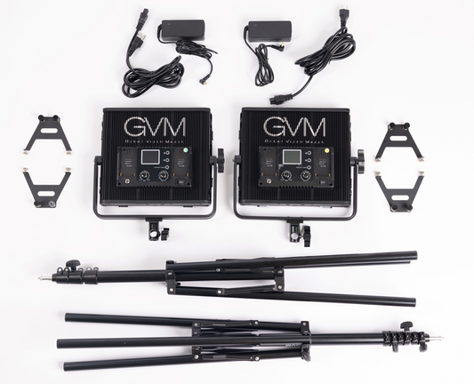 GVM 50RS RGB LED 2-light Kit, Used