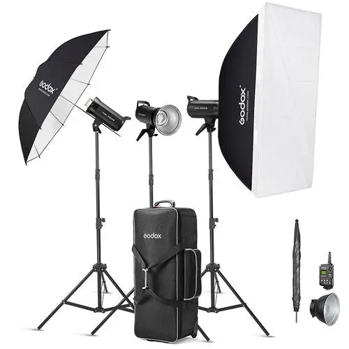 Godox SK400II-V Studio Flash Monolight (3-Light Kit) - AVC photo video store