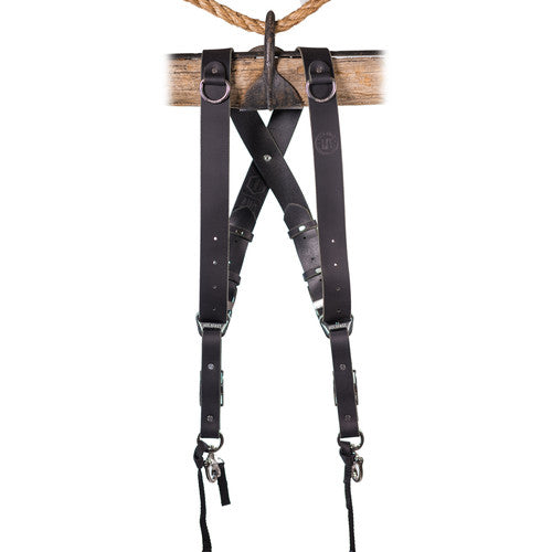 HoldFast Gear MoneyMaker Water Buffalo Leather 2-Camera Harness
