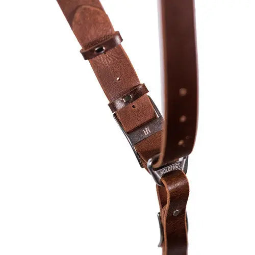 HoldFast Gear MoneyMaker Water Buffalo Leather 2-Camera Harness - AVC photo video store