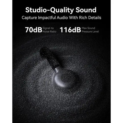 Hollyland LARK M2S DUO 2-Person Wireless Microphone System with USB-C Connector for Mobile Devices (2.4 GHz, Space Gray)
