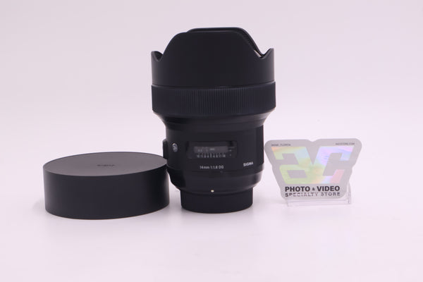 SIGMA 14F18N-34281 14mm f/1.8 DG HSM Art Lens for Nikon F-mount, Used