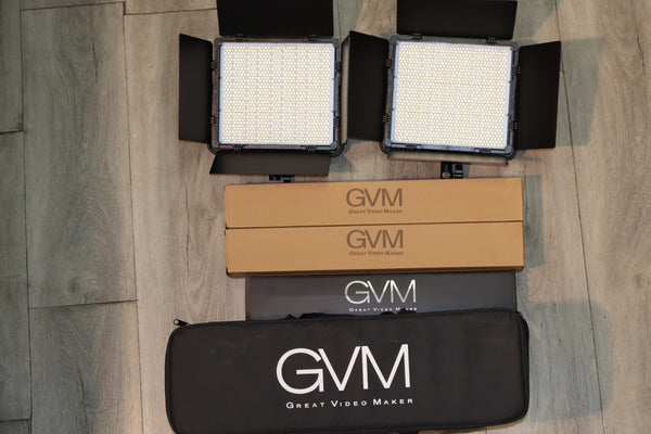 GVM 50RS-II RGB LED Light Panel (2-Light Kit), Used