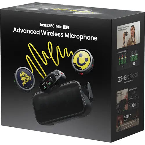 Sistema inalámbrico Insta360 Mic Pro para 2 personas (2.4 GHz)