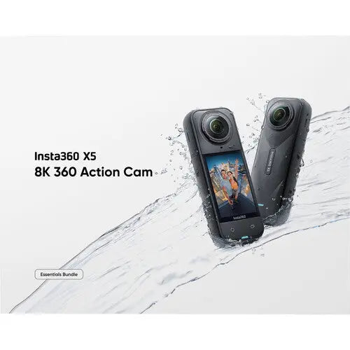 Insta360 X5 360 Action Camera Essentials Bundle - AVC photo video store