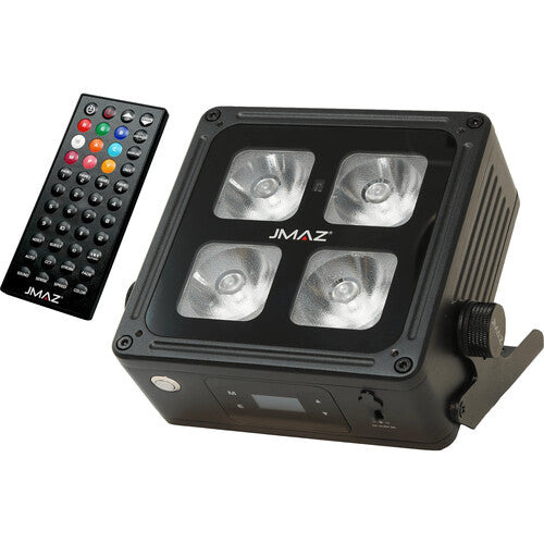 JMAZ Lighting MAD PAR 4IP Battery Powered Outdoor RGBWA+UV LED Light with Wireless DMX