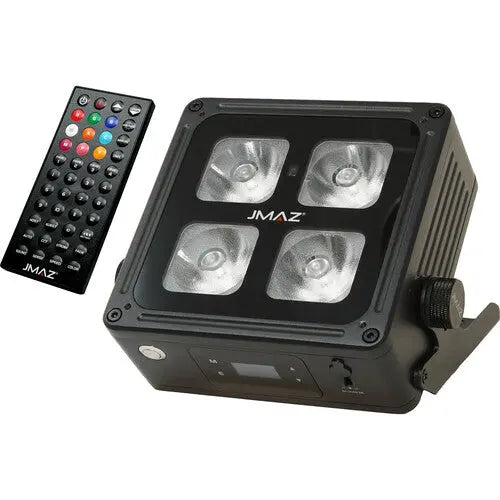 JMAZ Lighting MAD PAR 4IP Battery Powered Outdoor RGBWA+UV LED Light with Wireless DMX - AVC photo video store