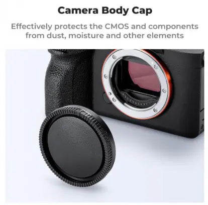 K&F Body Cap + Lens Rear Cap + Hot Shoe Cover Kit - AVC photo video store