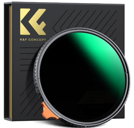 Filtro multicapa K&amp;F Concept Nano-X ND2-ND400 de 28 capas (105 mm)