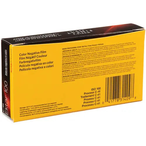 Kodak Professional Ektar 100 Color Negative Film (120 Roll Film, 5-Pack) - AVC photo video store