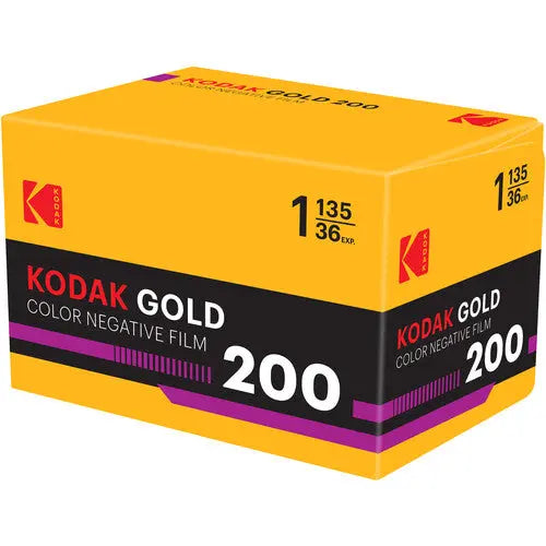 Kodak Eastman GOLD 200 Color Negative Film (35mm Roll Film, 36 Exposures) - AVC photo video store
