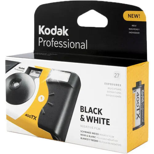 Kodak Tri-X 400 B&W Single-Use Flash Camera (27 Exposures) - AVC photo video store
