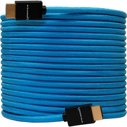 Kondor Blue Braided HDMI Cable (25', Blue) - AVC photo video store