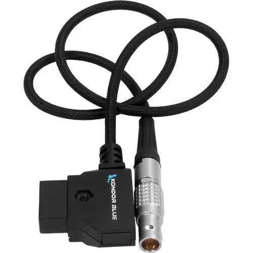 Kondor Blue D-Tap to LEMO 0B-Type 2-Pin Male Power Cable (Raven Black) - AVC photo video store