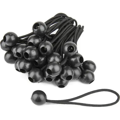 Kupo KG090811 Heavy-Duty 6" Black Bungee Loops (50-Pack) - AVC photo video store