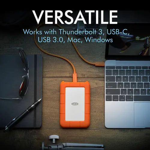 LaCie 2TB Rugged USB-C 3.2 Gen 1 External Hard Drive - AVC photo video store