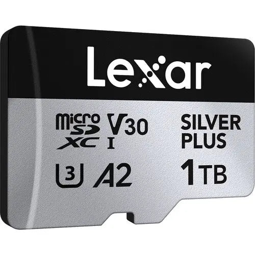 Lexar 1TB Professional SILVER PLUS UHS-I microSDXC Memory Card with SD Adapter - AVC photo video store