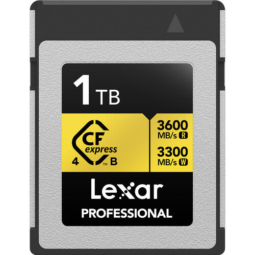 Lexar 1TB Professional GOLD CFexpress 4.0 Type B Memory Card