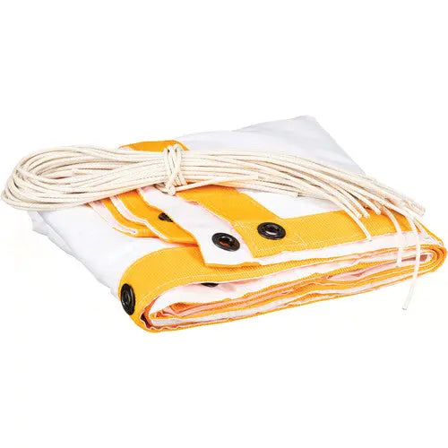 Matthews 12x12' Overhead Fabric - White Artificial Silk - AVC photo video store