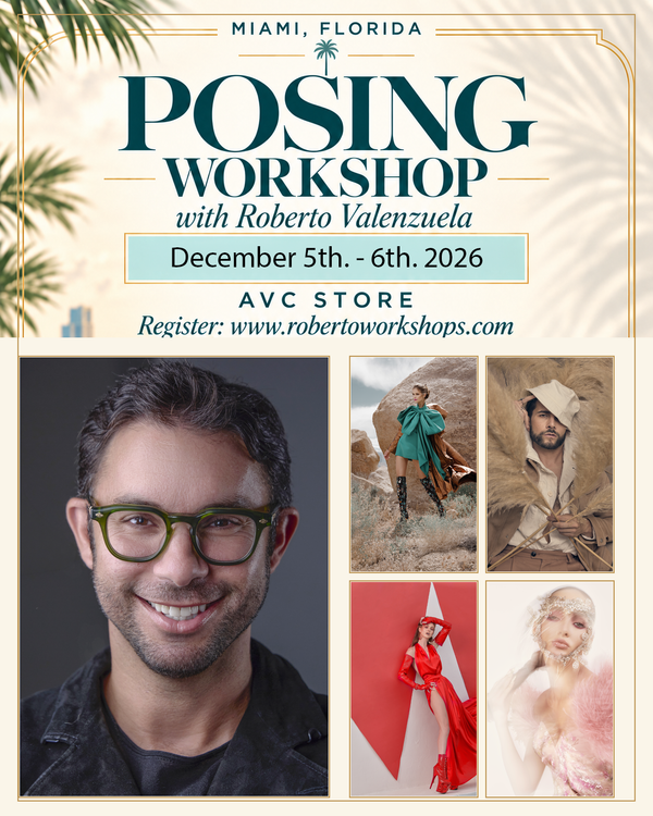 Dec 5 & 6 - Posing Masterclass with Roberto Valenzuela