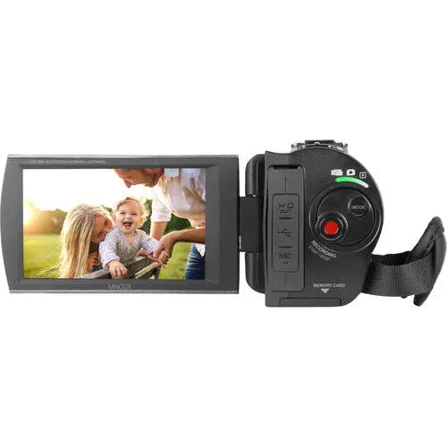 Minolta MN4K100Z UHD 4K Camcorder with 10x Optical Zoom
