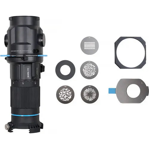 Nanlite Projection Attachment for Bowens Mount with 25-45° Zoom Lens - AVC photo video store