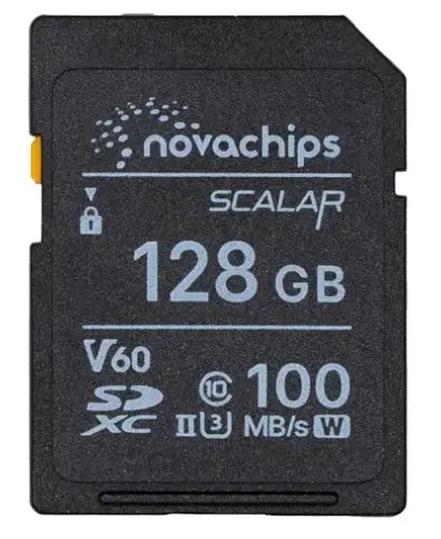 Novachips Scalar Series UHS-II V60 SDXC Memory Card 128GB - AVC photo video store