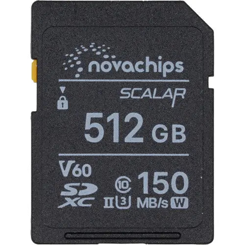 Novachips 512GB Scalar UHS-II SDXC Memory Card