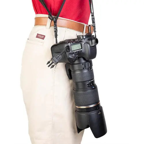OP/TECH USA Dual Harness Uni-Loop Version (Extra Long, Black) - AVC photo video store