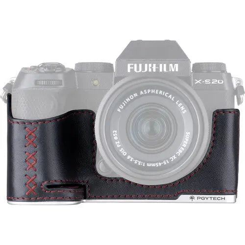 Pgytech Leather Camera Case for FUJIFILM X-S20 (Midnight Black) - AVC photo video store